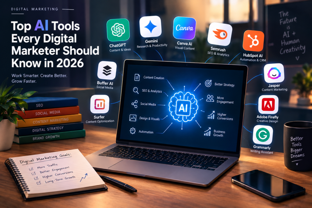 top ai tools every digital marketer should know in 2026
